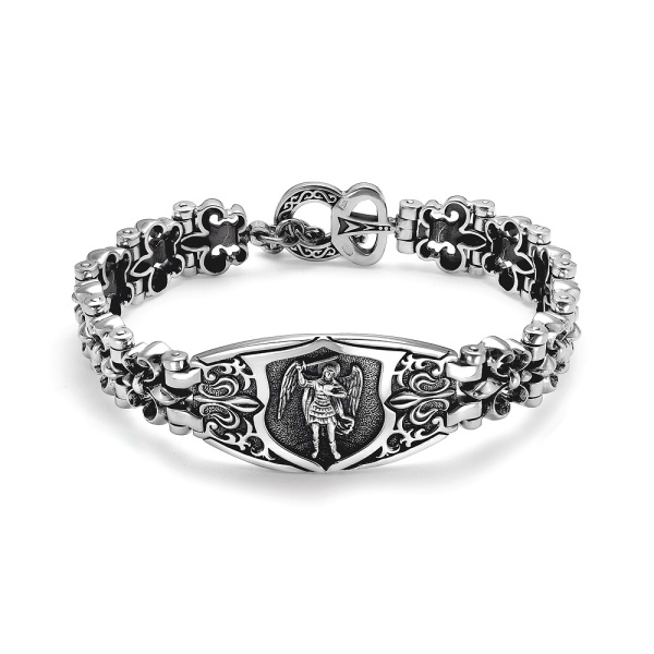 Браслет из серебра «Архангел Михаил»